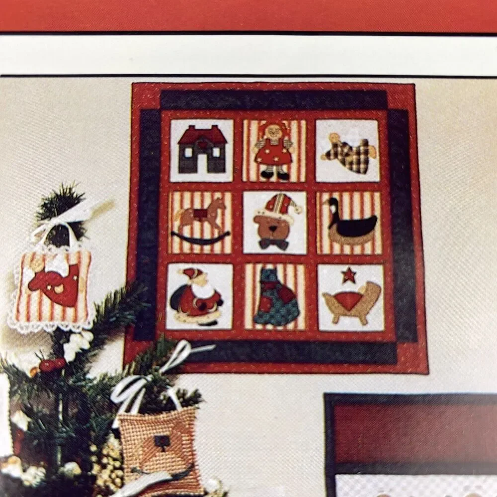 Mumm's the Word Christmas Penstitch Ornaments II 12 Designs 1989 Sewing Patterns